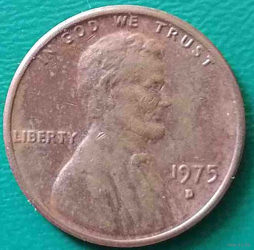 США 1 цент 1975 D