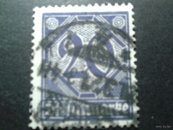 Германия 1920 служебная марка 26