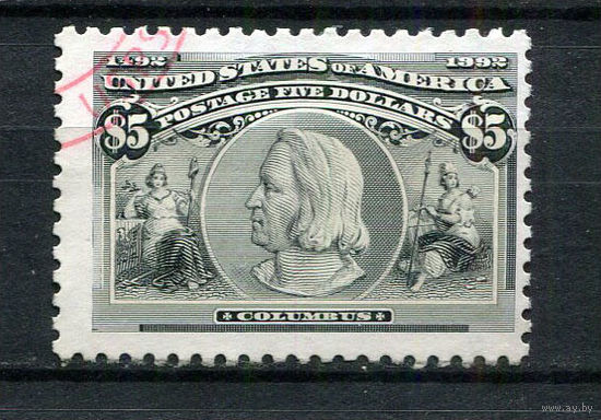 США - 1992 - Христофор Колумб - [Mi.2234] - 1 марка. Гашеная.  (Лот 17BN)