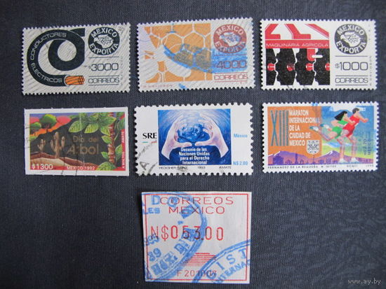 Сборный лот марок Мексики, Аргентины и Чили