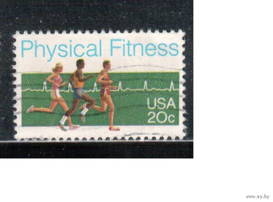 США-1983, (Мих.1629) , гаш. , Спорт, Фитнесс (одиночка),