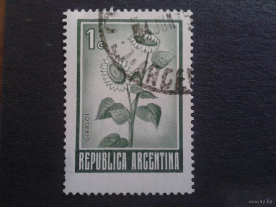 Аргентина 1971 Подсолнух
