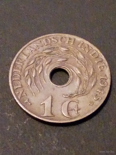 Нидерландская Индия 1 цент 1945г./Р/