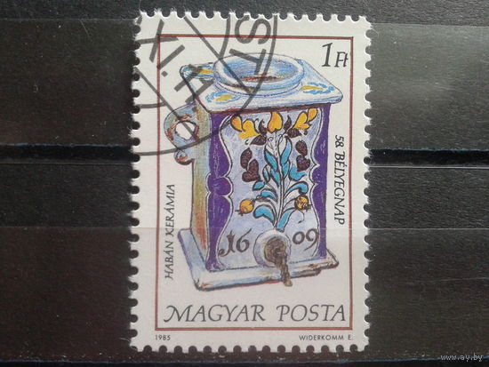 Венгрия 1985 День марки, фаянс