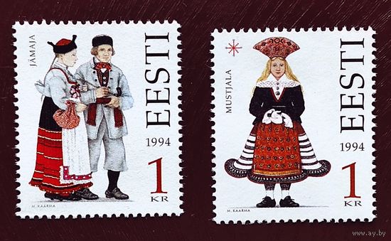 Эстония: 2м/с костюмы, 1994