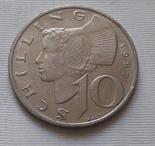 10 шиллингов 1987 г. Австрия