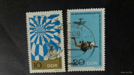 ГДР 1966 2м парашютисты
