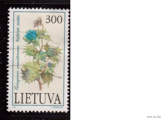 Литва-1992 (Мих.500)  гаш  , Цветы