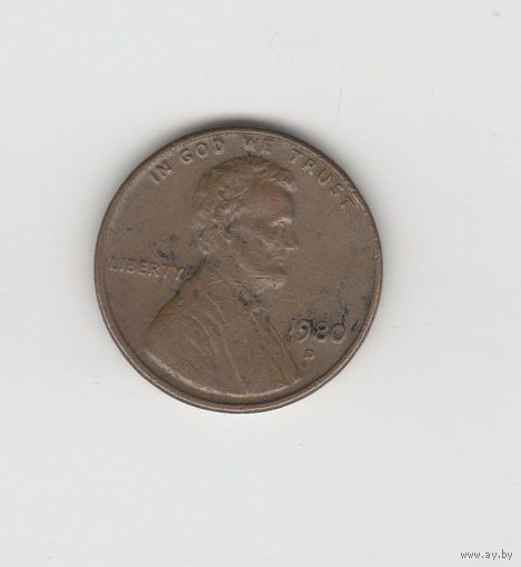1 цент США 1980 D Лот 6425