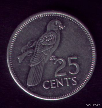 25 центов 1997 год Сейшелы