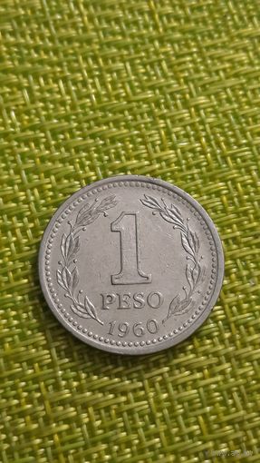 Аргентина 1 песо 1960 г