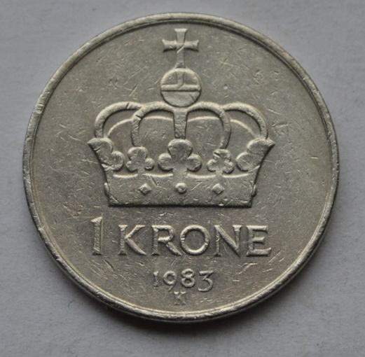 Норвегия, 1 крона 1983 г.