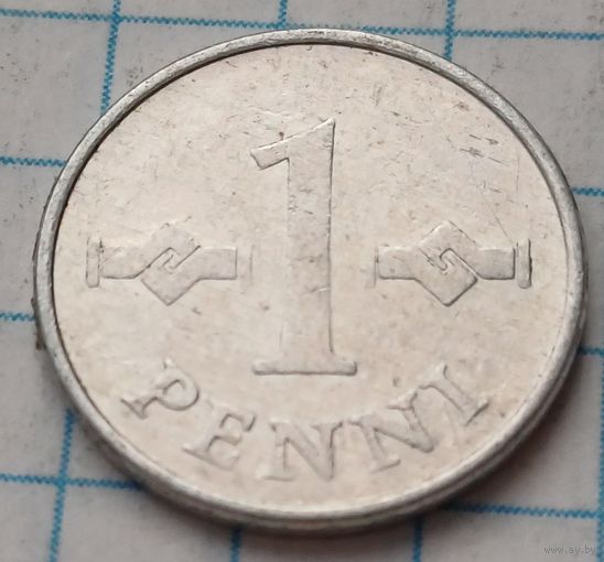 Финляндия 1 пенни, 1972     ( 2-2-8 )
