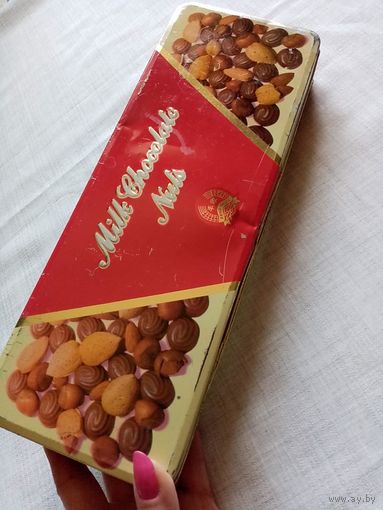 Коробка #9 жестяная Шоколадные конфеты Китай 60-70-е гг Экспорт большая