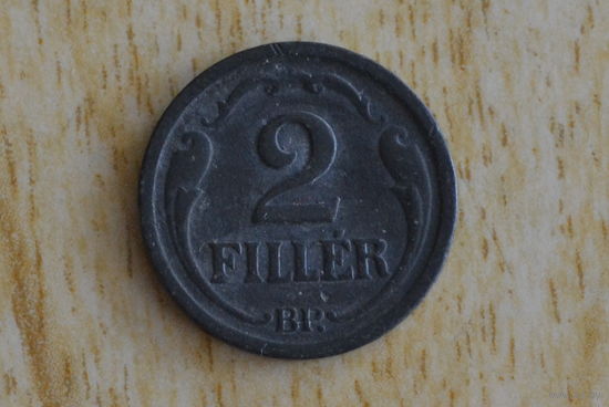 Венгрия 2 филлера 1943