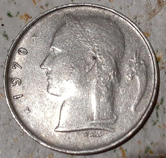 Бельгия 1 франк, 1970 (12-5-6)