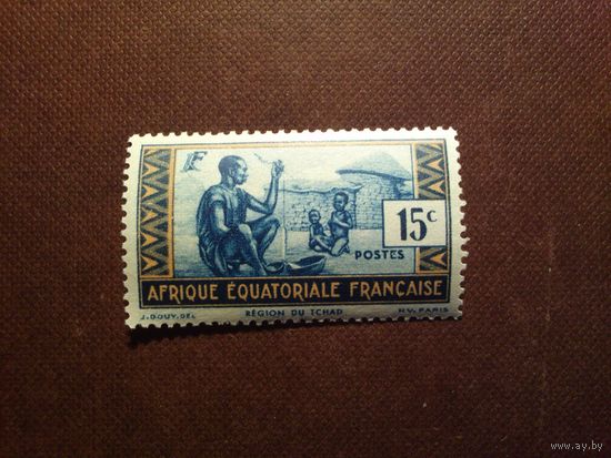 Французская Экваториальная Африка 1937 г.Регион Чада./47а/