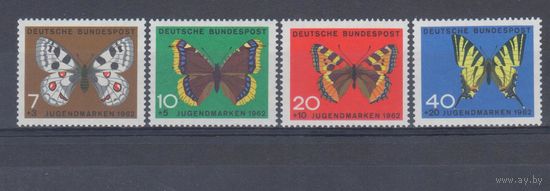 [2252] Германия ФРГ 1962. Фауна.Бабочки. MNH