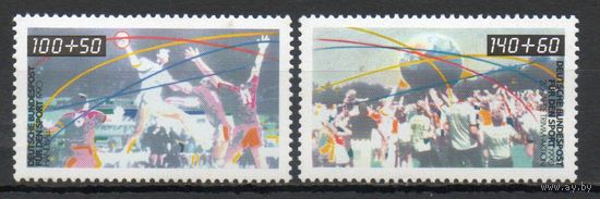 Спорт ФРГ 1990 год серия из 2-х марок