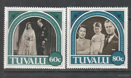 Тувалу  2 марки 1987г