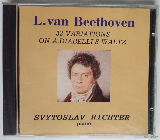 CD Beethoven, Sviatoslav Richter – 33 Variations On A. Diabelli's Waltz, Op.120 (1994)