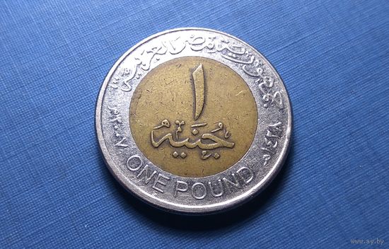 1 фунт 2007. Египет.