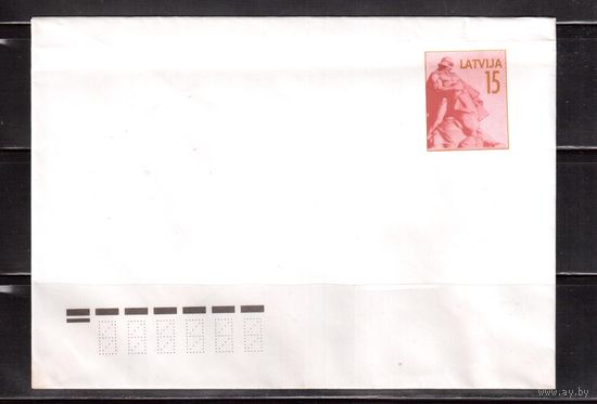 Латвия-1992 конверт с ориг. маркой