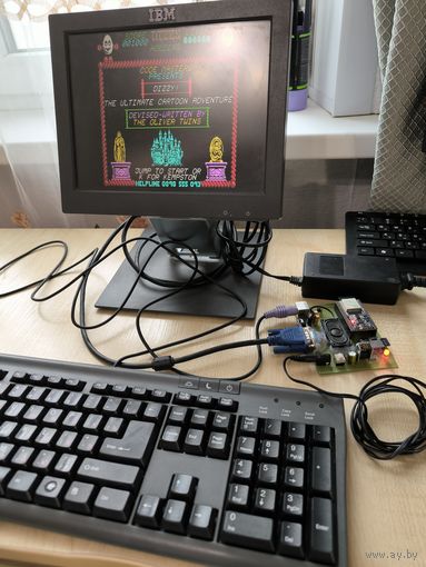 ZX-Spectrum (ESP32 аппаратная эмуляция) + Монитор + Клавиатура