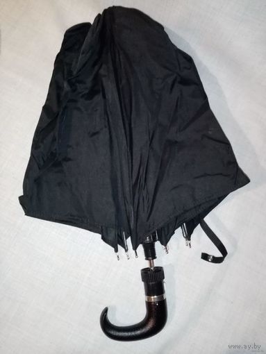 Зонт зонтик СССР полуавтомат чёрный мужской Тартуский приборостроительный завод Прибалтика Эстония