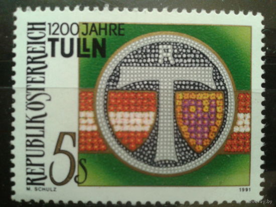 Австрия 1991 1200 лет городу, герб**