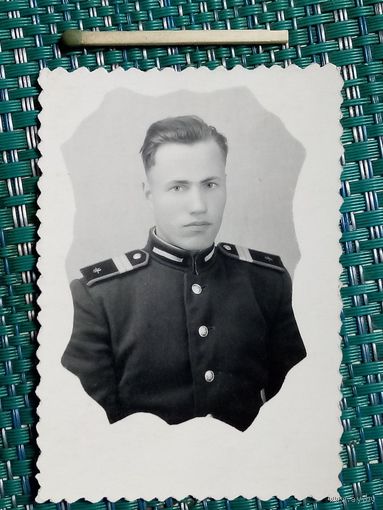 Фотография младшего сержанта. Войска связи. 1950-е. СССР.