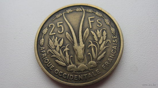 Западная Африка 25 франков  1956
