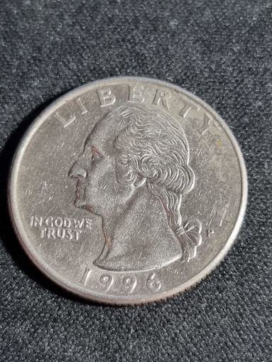 США 25 центов 1996  P