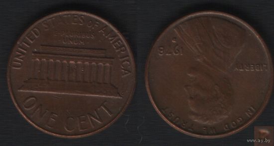 США km201 1 цент 1978 год (D) (f