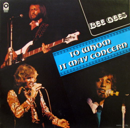 Bee Gees, To Whom It May Concern, LP 1972