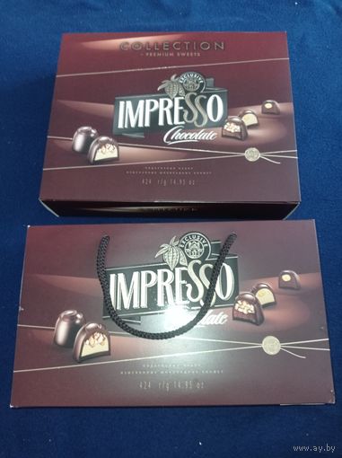 Коробка от конфет Импрэссо, коробка от конфет, упаковка от шоколадных конфет. Лот 160