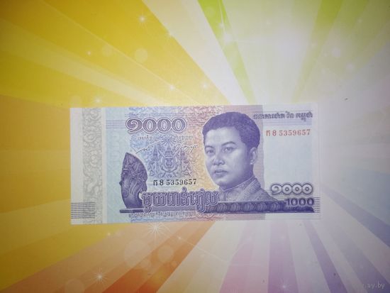 Камбоджа 1000 риэль 2016г