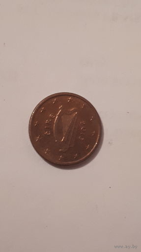 1 евро цент 2013