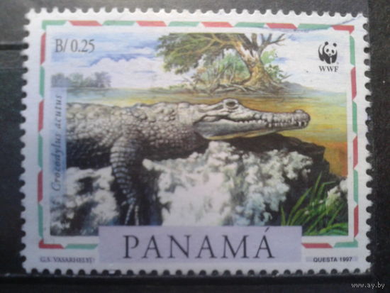 Панама 1997 WWF Крокодил