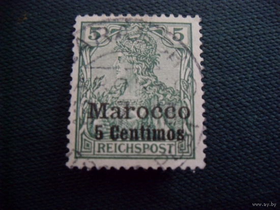 DR Рейх mi.8 1900 год Marokko (Марокко)