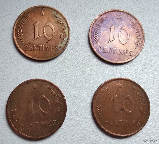 Люксембург 10 сантимов, 1930 6-3-1*4