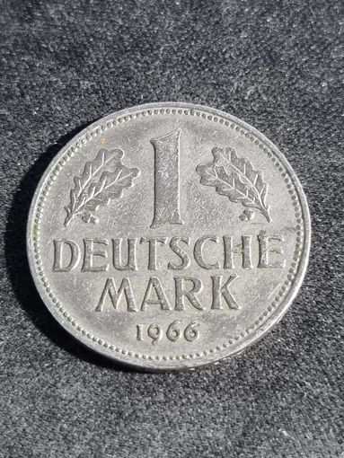 Германия (ФРГ) 1 марка 1966 D