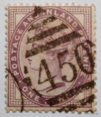 Англия 1883 г. 1 пенни