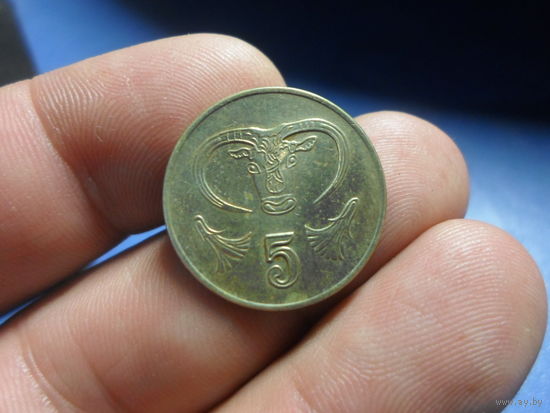 5 центов 1991 Кипр