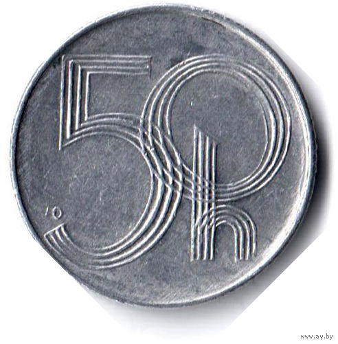 Чехия. 50 геллеров. 1996 г.