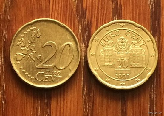 Австрия, 20 евроцентов 2007