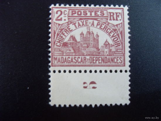 Франция. Французские колонии (Африка. Мадагаскар) 1908 Mi:MG P8