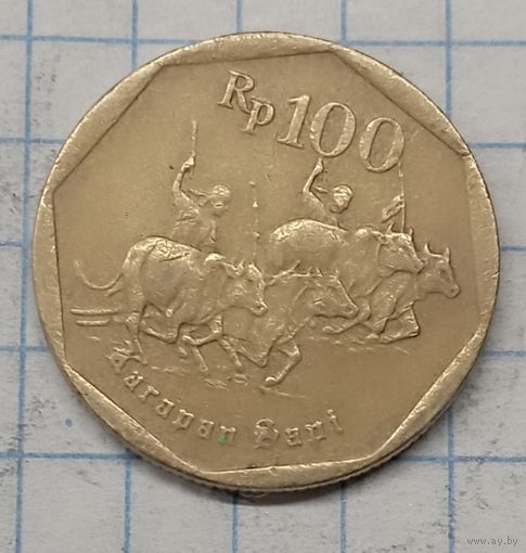 Индонезия 100 рупий 1994г. km53