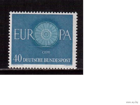 Германия(ФРГ)-1960,(Мих.339), ** , ЕВРОПА