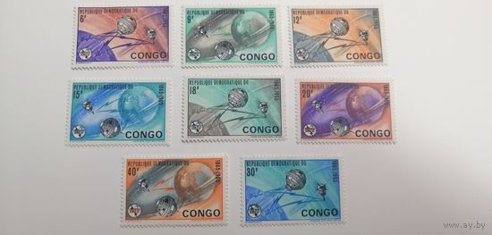 Конго 1965. 100 лет Международному союзу электросвязи. Полная серия